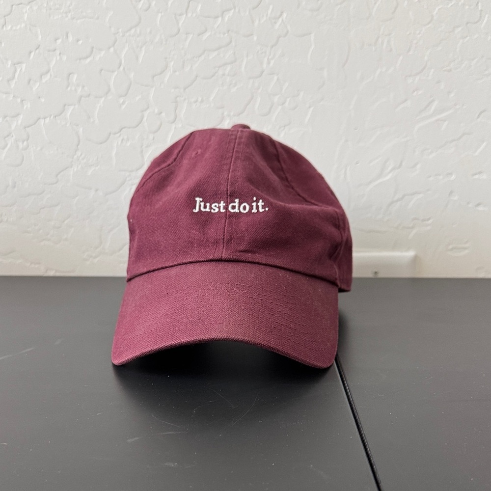 Nike Maroon Just Do It Cap